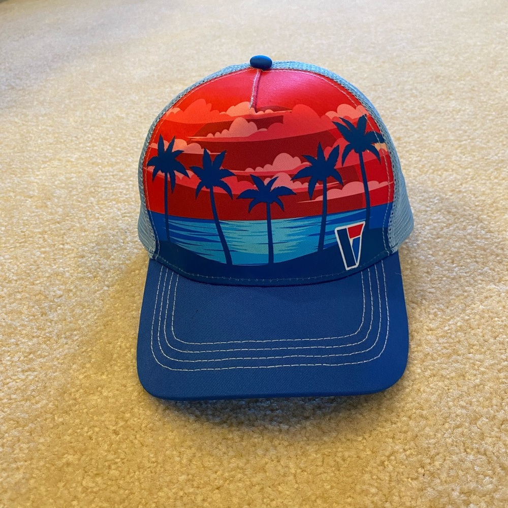 Velocity Palm Tree Trucker Hat (NWOT)